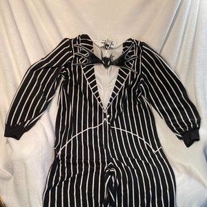 Women's Disney Jack Skellington 1-piece PJs/ Loungewear - M (8/10) - Like New